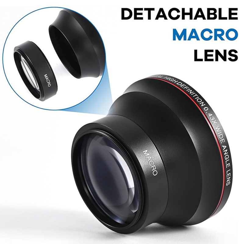 Photography High Angle - 58MM 0.43x High-Definition Wide Angle +