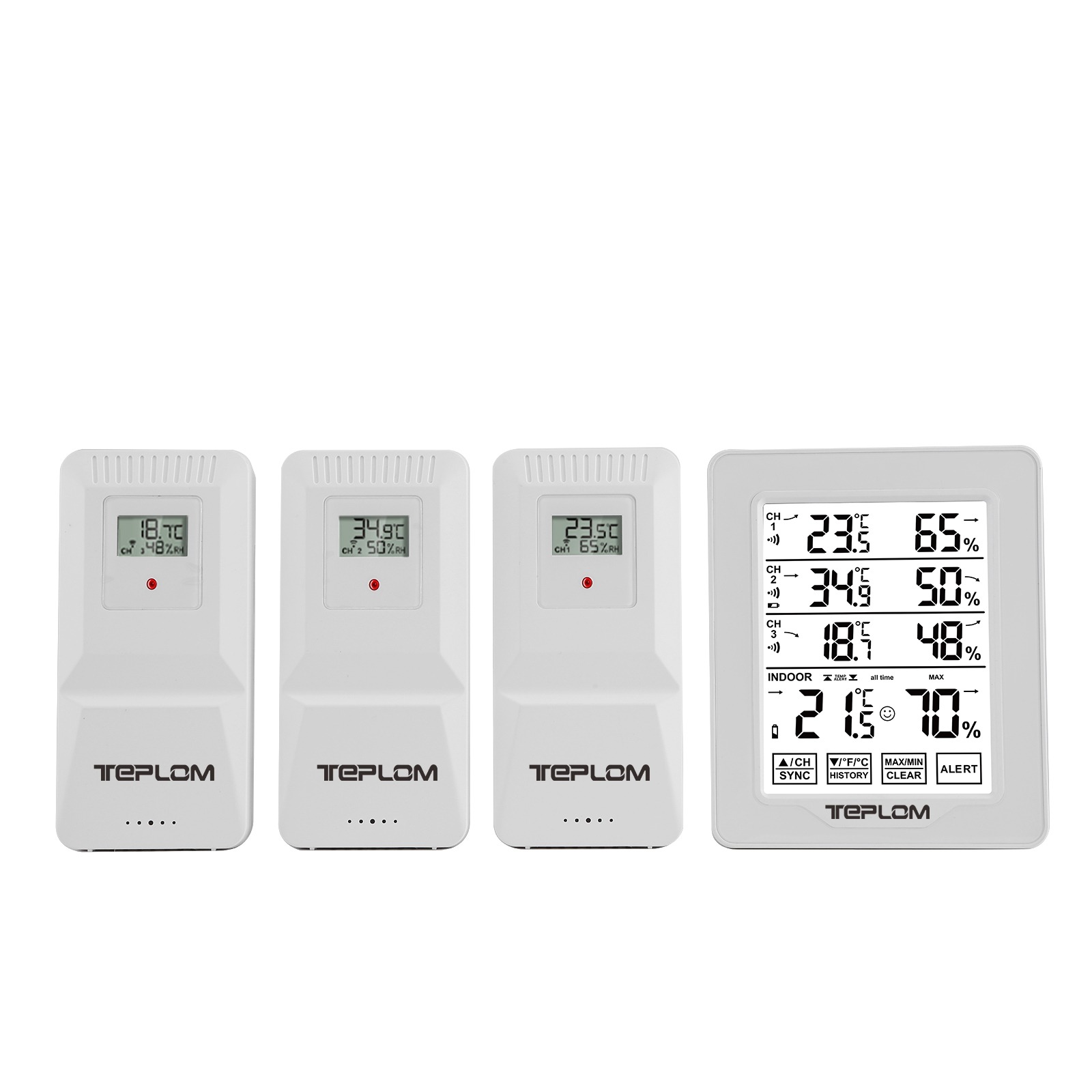 Photography Digital - 3-In-1 Wireless Indoor Outdoor Digital Thermometer