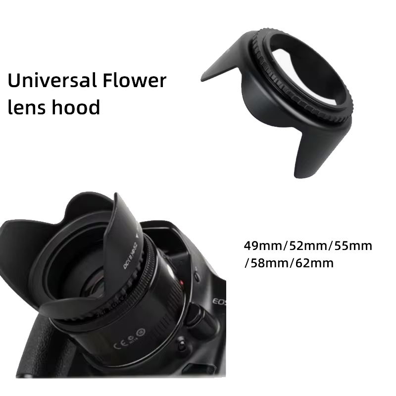 49mm 52mm 55mm 58mm 62mm 67mm  - Lens Hood Petal ulasan dan harga