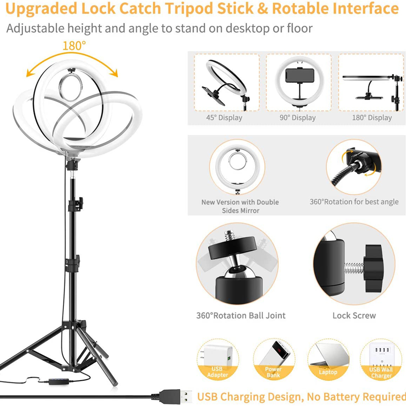 16/26/33cm Selfie Ring Light P - Photography Treatment ulasan dan harga