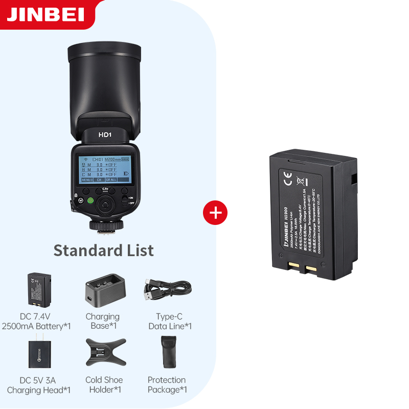 JINBEI HD-1Round-head HSS Spee - Photography Outdoor ulasan dan harga