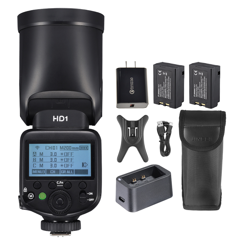 JINBEI HD-1Round-head HSS Spee - Photography Outdoor ulasan dan harga