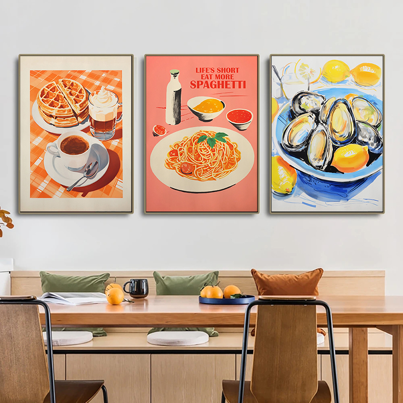 Vintage Food Poster Eggs Bacon - Photography Of Food ulasan dan harga