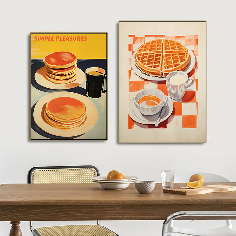 Vintage Food Poster Eggs Bacon - Photography Of Food ulasan dan harga
