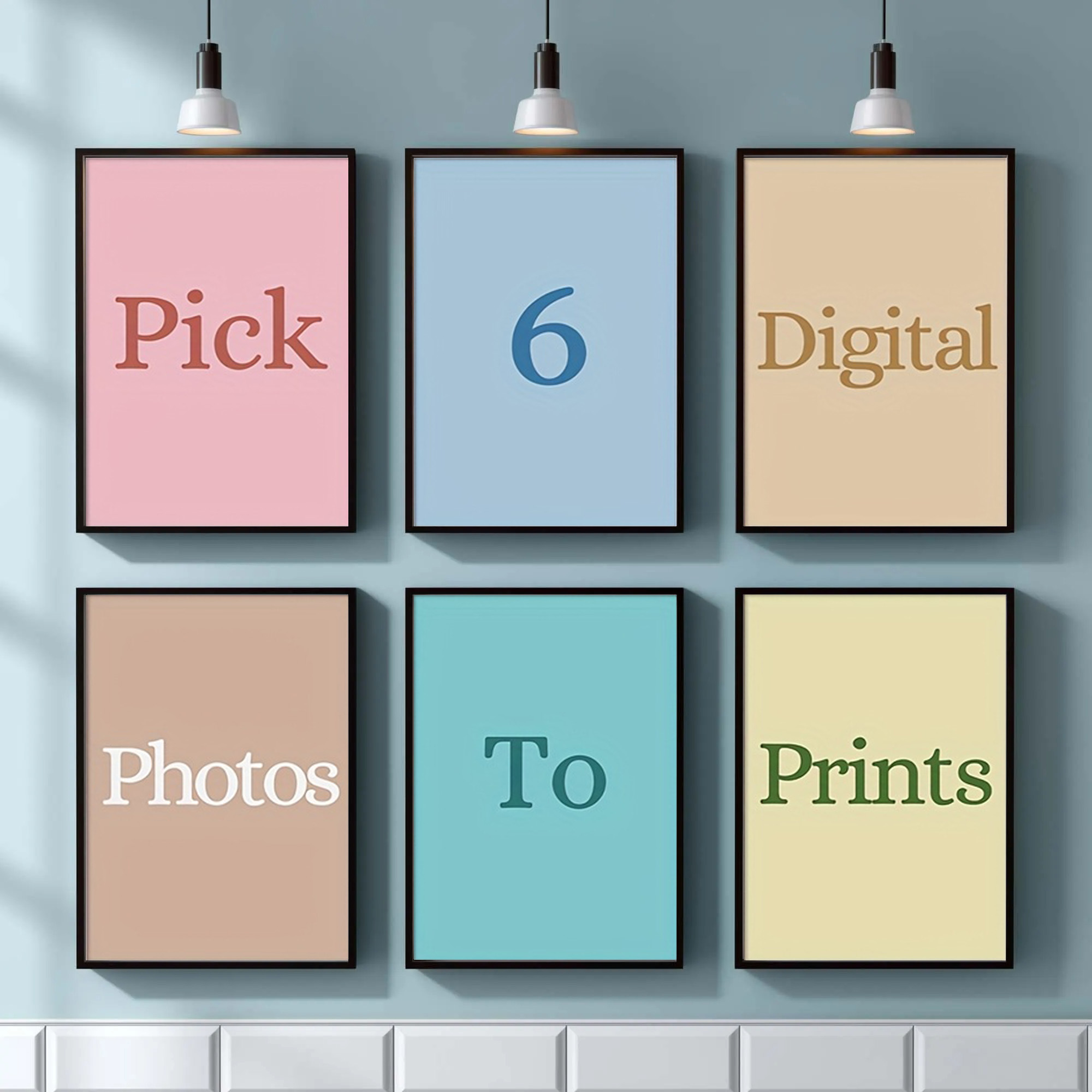 4/5/6pcs Custom Canvas Printin - Photography Life ulasan dan harga