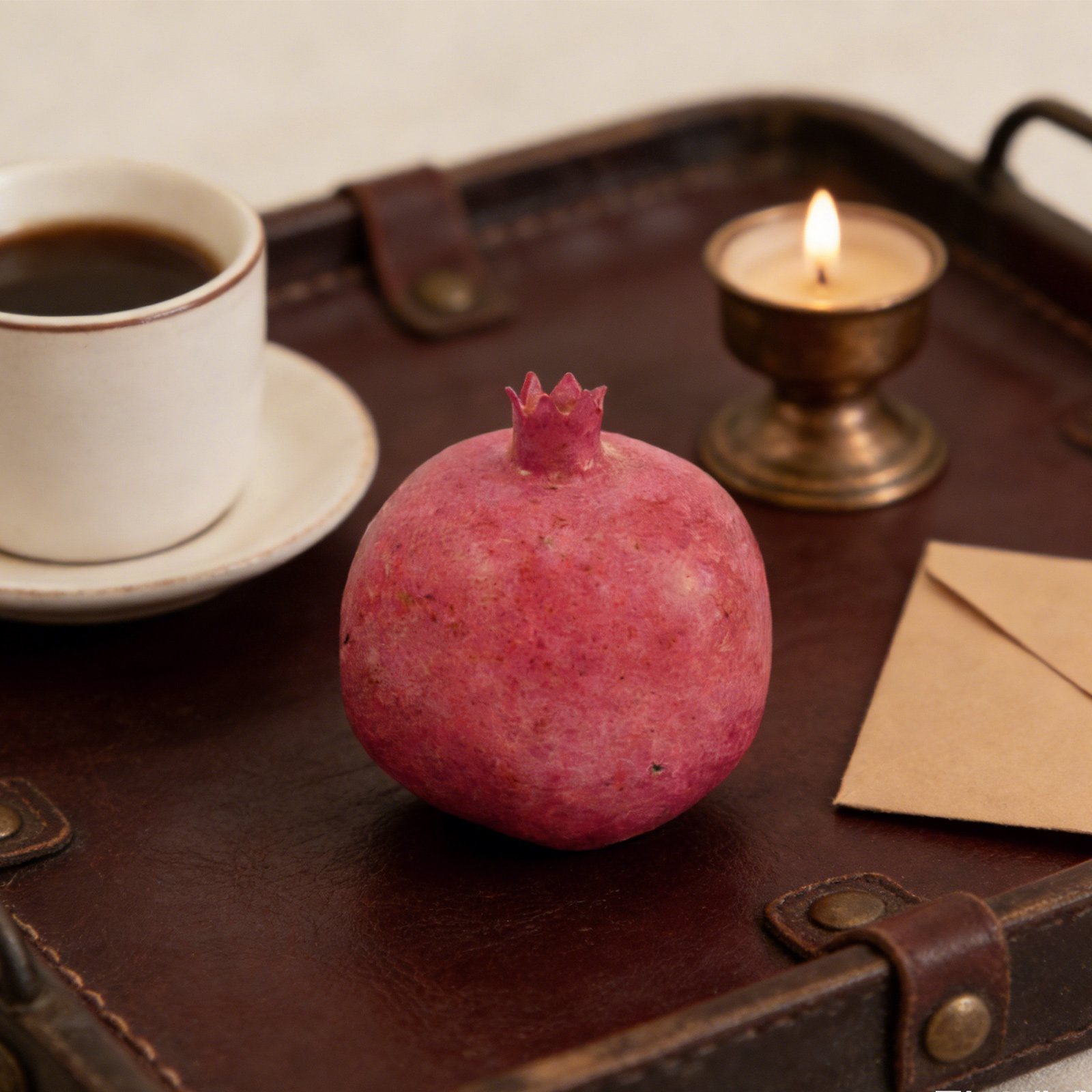 4Pcs Faux Pomegranates Simulat - Photography Of Food ulasan dan harga