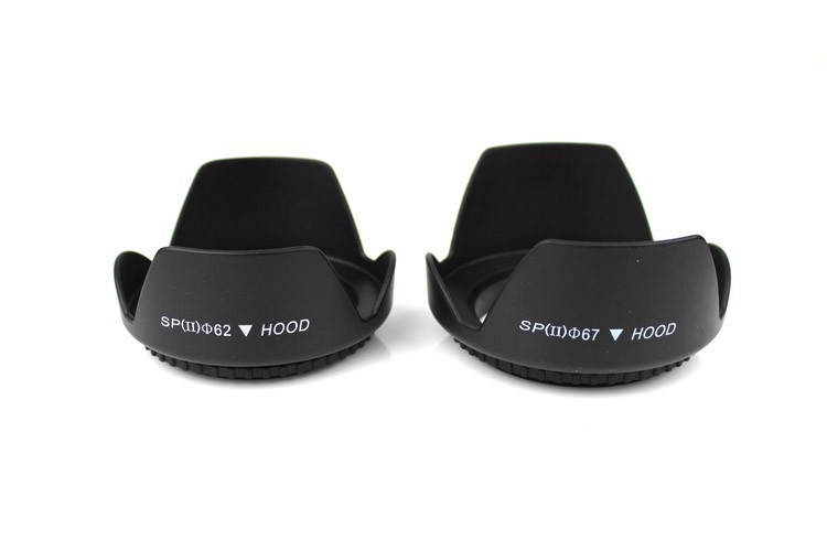 Universal Lens Hood 49mm 52mm  - Lens Hood Petal ulasan dan harga