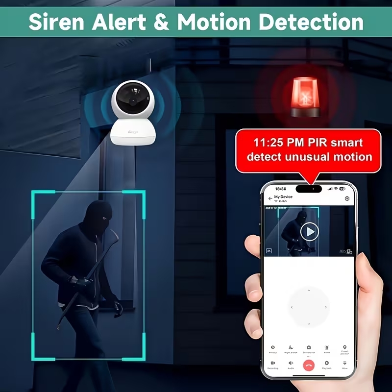 Smart WiFi Security Camera Dua - Photography Outdoor ulasan dan harga