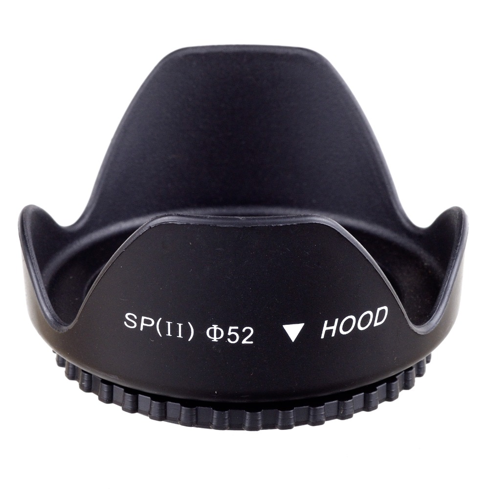 Universal Lens Hood 49mm 52mm  - Lens Hood Petal ulasan dan harga