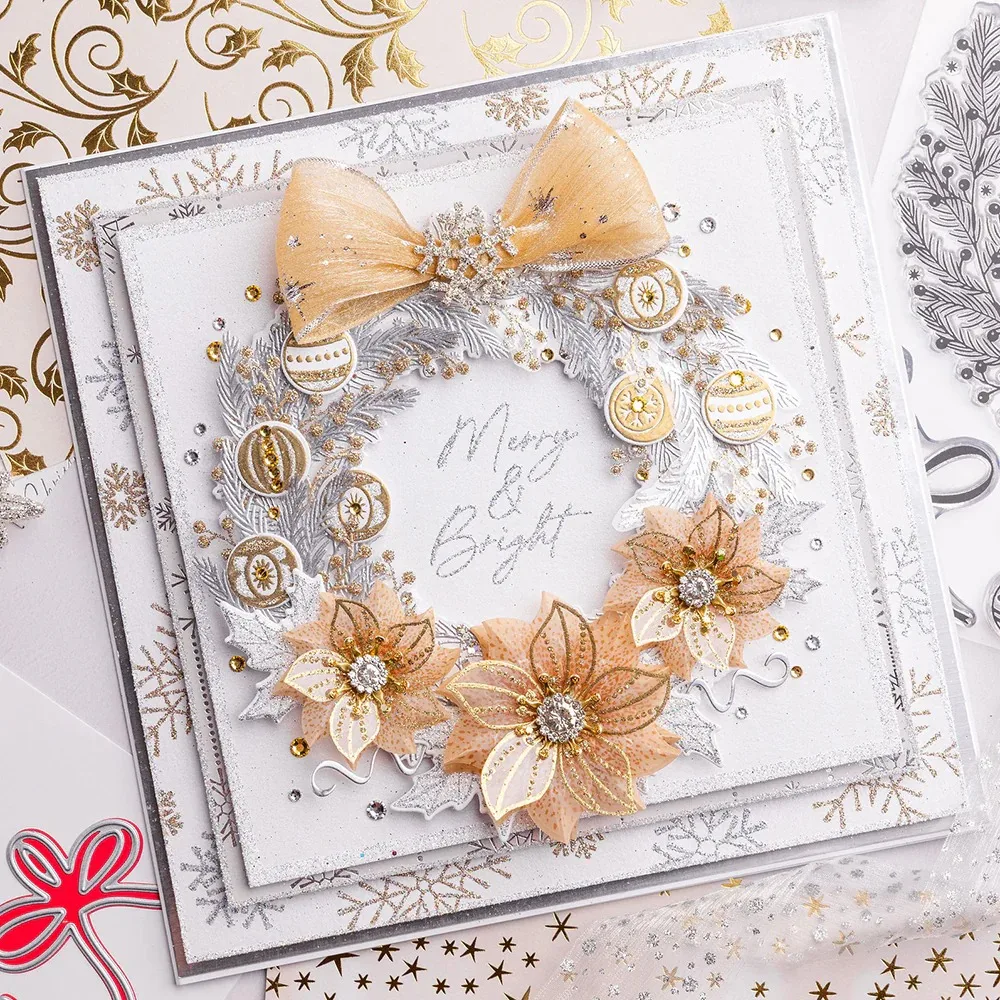 Gilded Floral Merry Christmas  - Photography Gear ulasan dan harga