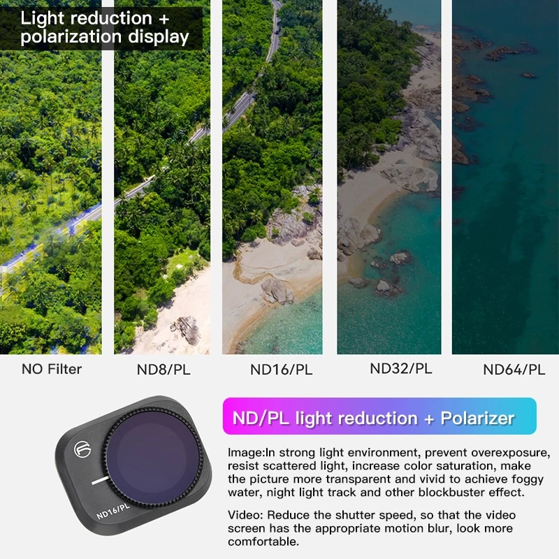 RCSTQ For DJI Mini 3 Pro Filte - Nd Filter Set ulasan dan harga