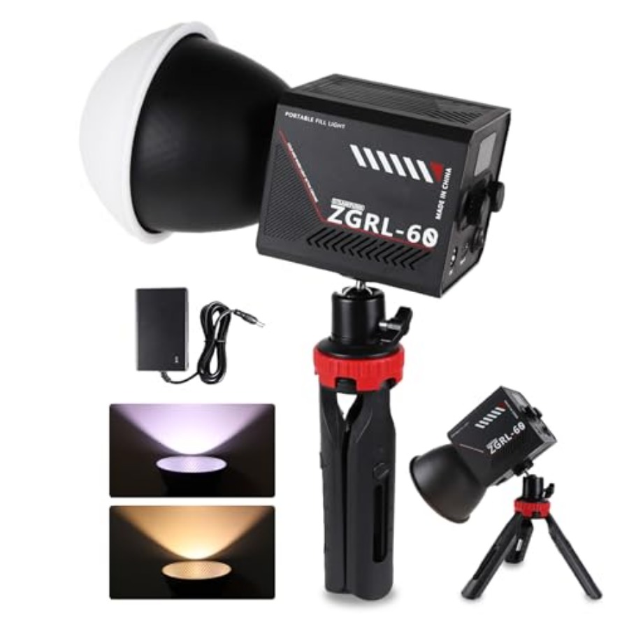 60W COB LED Video Light Handhe - Photography Video ulasan dan harga