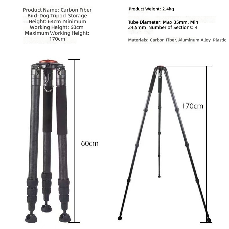 Carbon Fiber Tripod Heavy Duty - Photography Outdoor ulasan dan harga