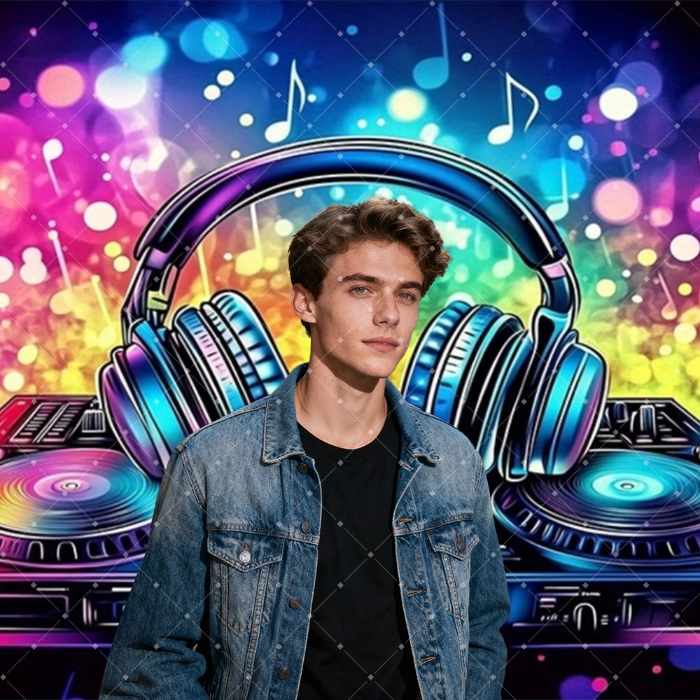Hip Hop Music DJ Party Decorat - Photography Treatment ulasan dan harga