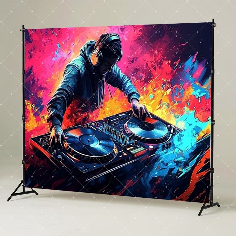 Hip Hop Music DJ Party Decorat - Photography Treatment ulasan dan harga