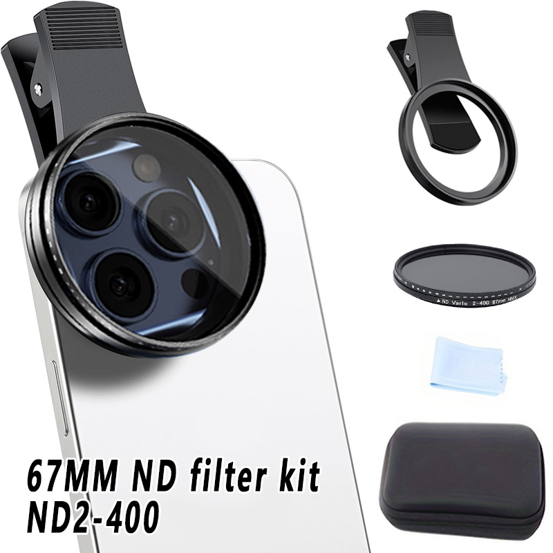 67mm Clip-on ND2-400 Phone Cam - Nd Filter Set ulasan dan harga