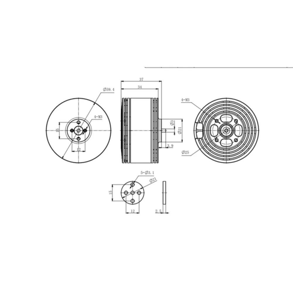 EA5416 Brushless Motor Aerial  - Photography Mapped ulasan dan harga