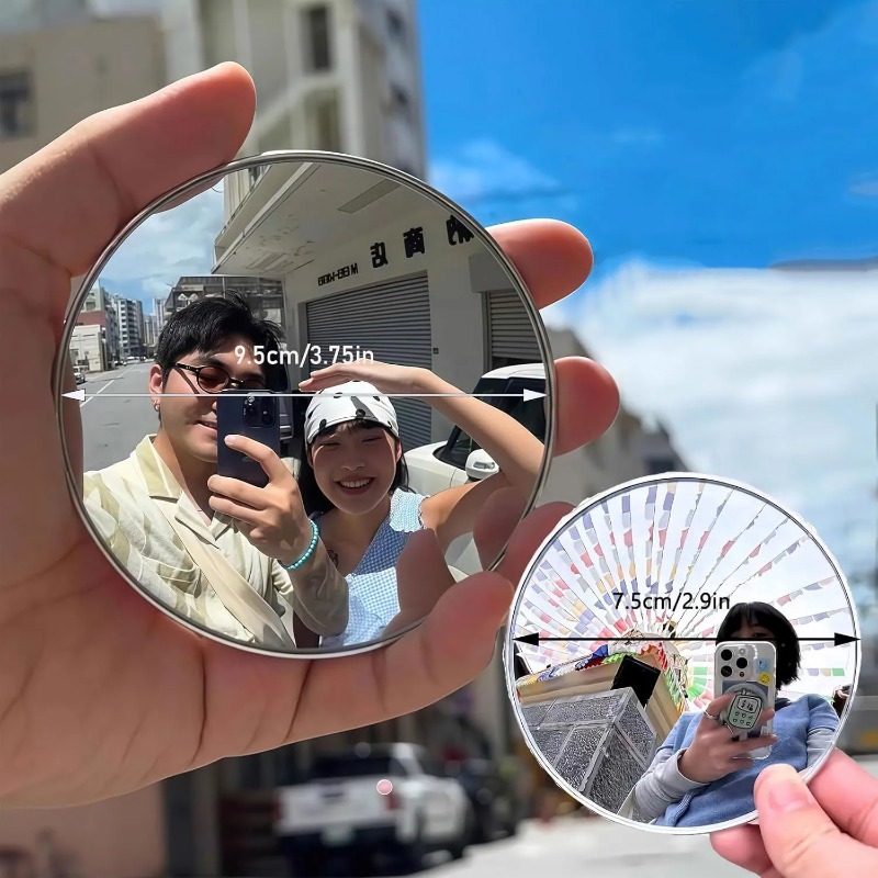 Portable Round Convex Mirror H - Photography Outdoor ulasan dan harga