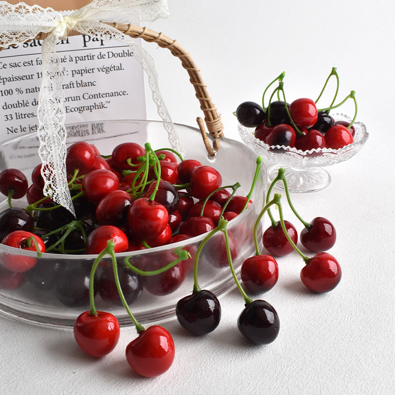 10Pcs Artificial Cherry Fake F - Photography Of Food ulasan dan harga
