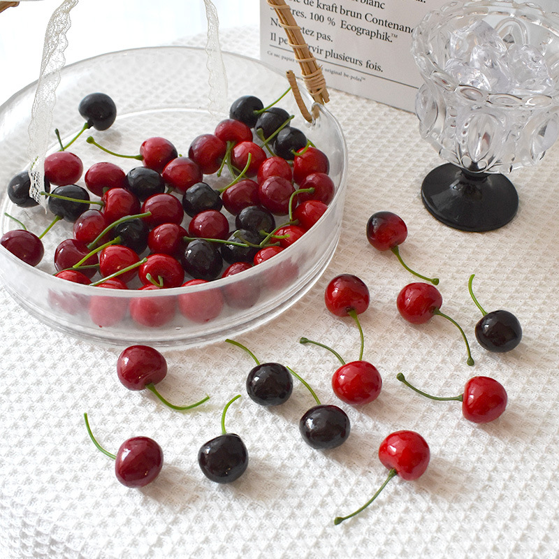 10Pcs Artificial Cherry Fake F - Photography Of Food ulasan dan harga